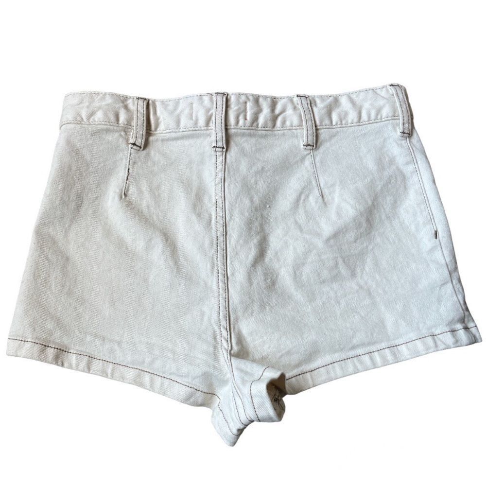 We The Free By Free People High Rise Women’s Cream Bridgette Shorts - Picture 8 of 11